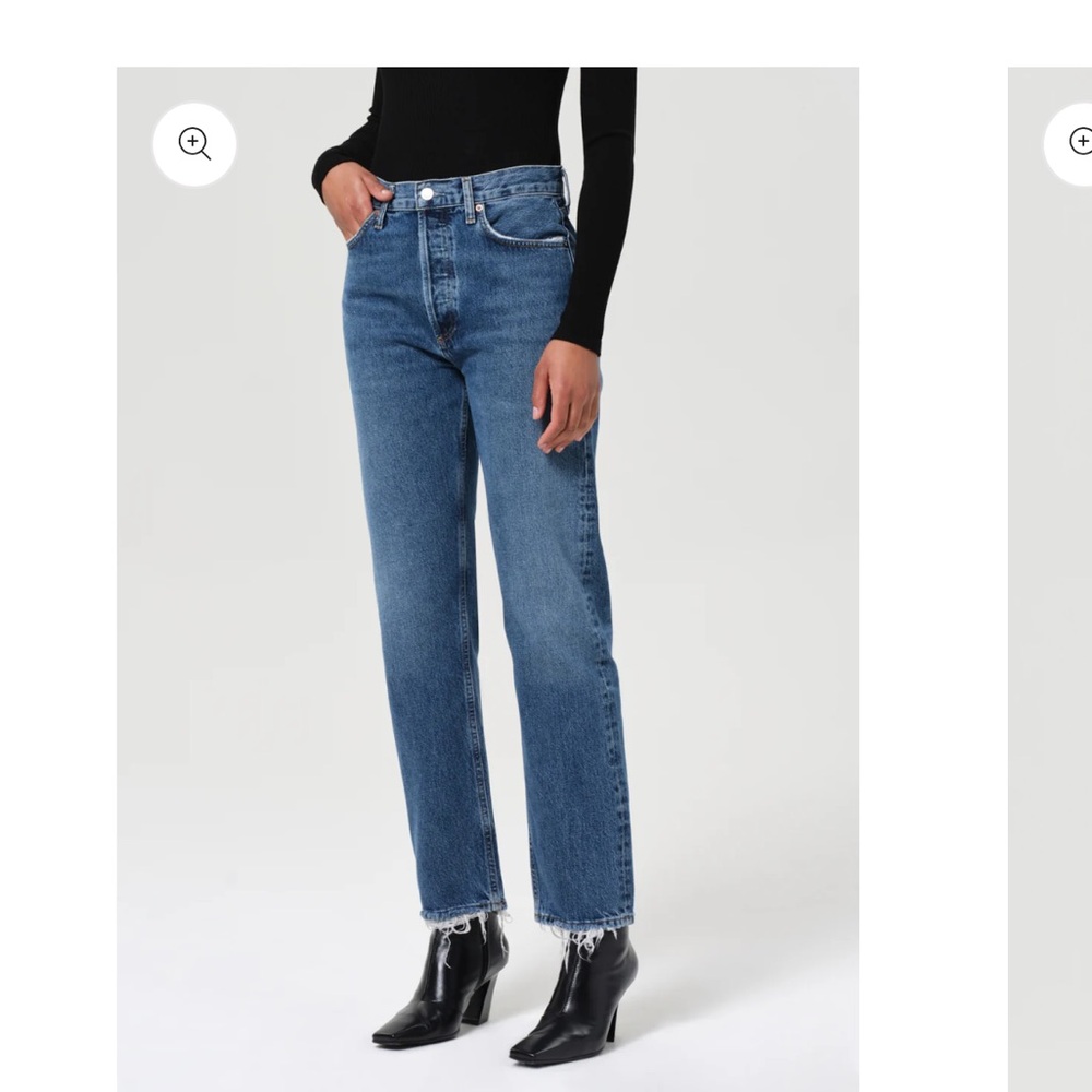 Agolde Indigo Straight Leg Jeans